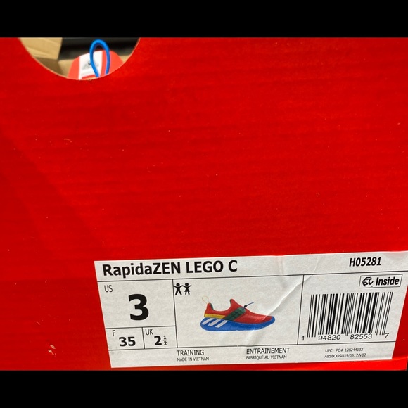 adidas | Shoes | Adidas X Rapidazen Lego C Kids Sneaker Size 3 | Poshmark